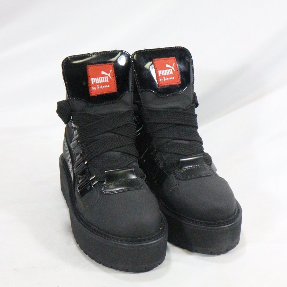 PUMA x Rihanna FENTY Sneaker Boots in Black Sz 6 US Women - Picture 3 of 8